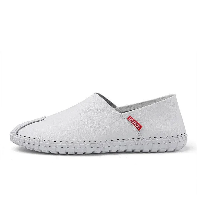 MIXIDELAI Size 38~50 High Quality Genuine Leather Men Shoes Soft Moccasins Loafers Fashion Brand Men Casual Comfy Driving Shoes
