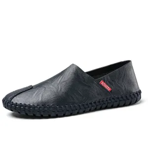 MIXIDELAI Size 38~50 High Quality Genuine Leather Men Shoes Soft Moccasins Loafers Fashion Brand Men Casual Comfy Driving Shoes