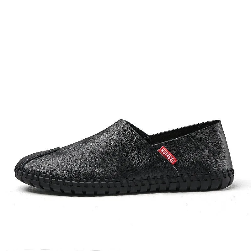 MIXIDELAI Size 38~50 High Quality Genuine Leather Men Shoes Soft Moccasins Loafers Fashion Brand Men Casual Comfy Driving Shoes