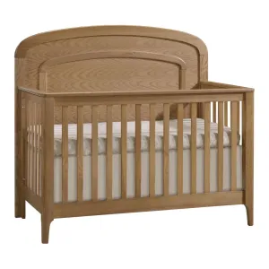 Natart Palo Convertible Crib with with Arched Decorative Molding