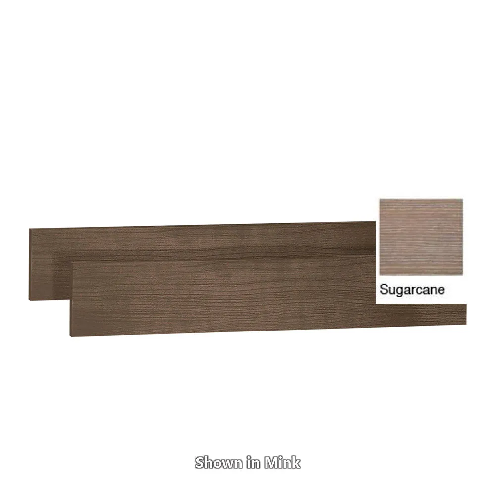 Natart Rustic Collection Double Bed Conversion Rails - Sugar Cane