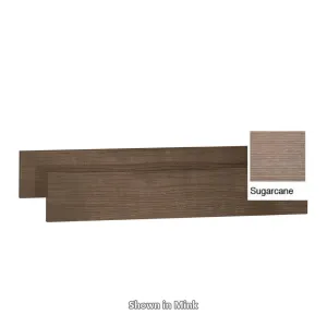 Natart Rustic Collection Double Bed Conversion Rails - Sugar Cane