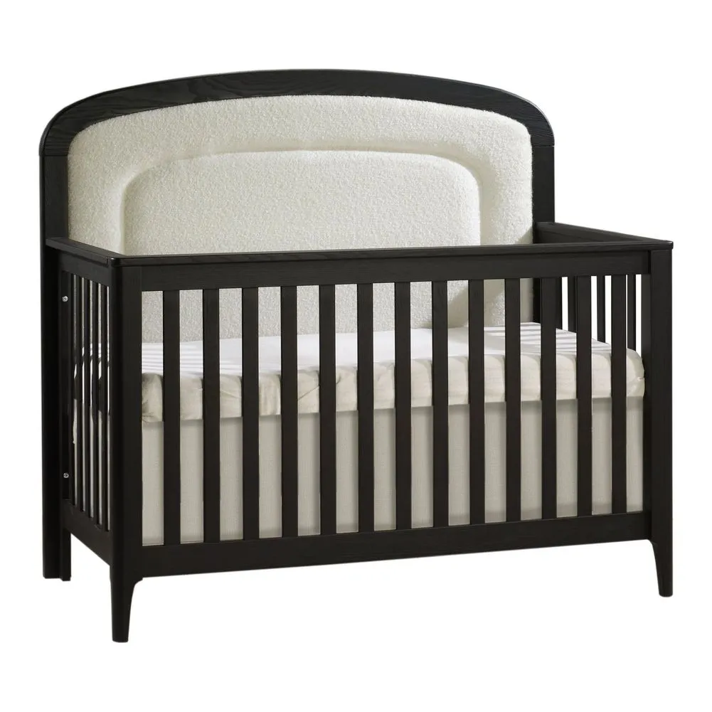 Natart Signature Series Palo Convertible Crib with Upholstered Panel