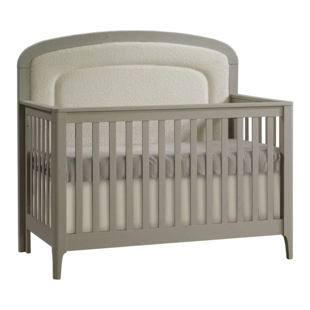 Natart Signature Series Palo Convertible Crib with Upholstered Panel