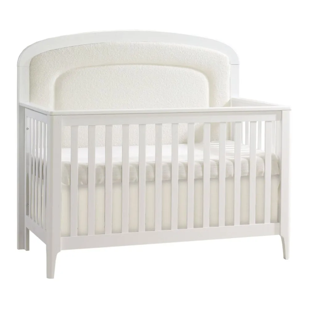 Natart Signature Series Palo Convertible Crib with Upholstered Panel