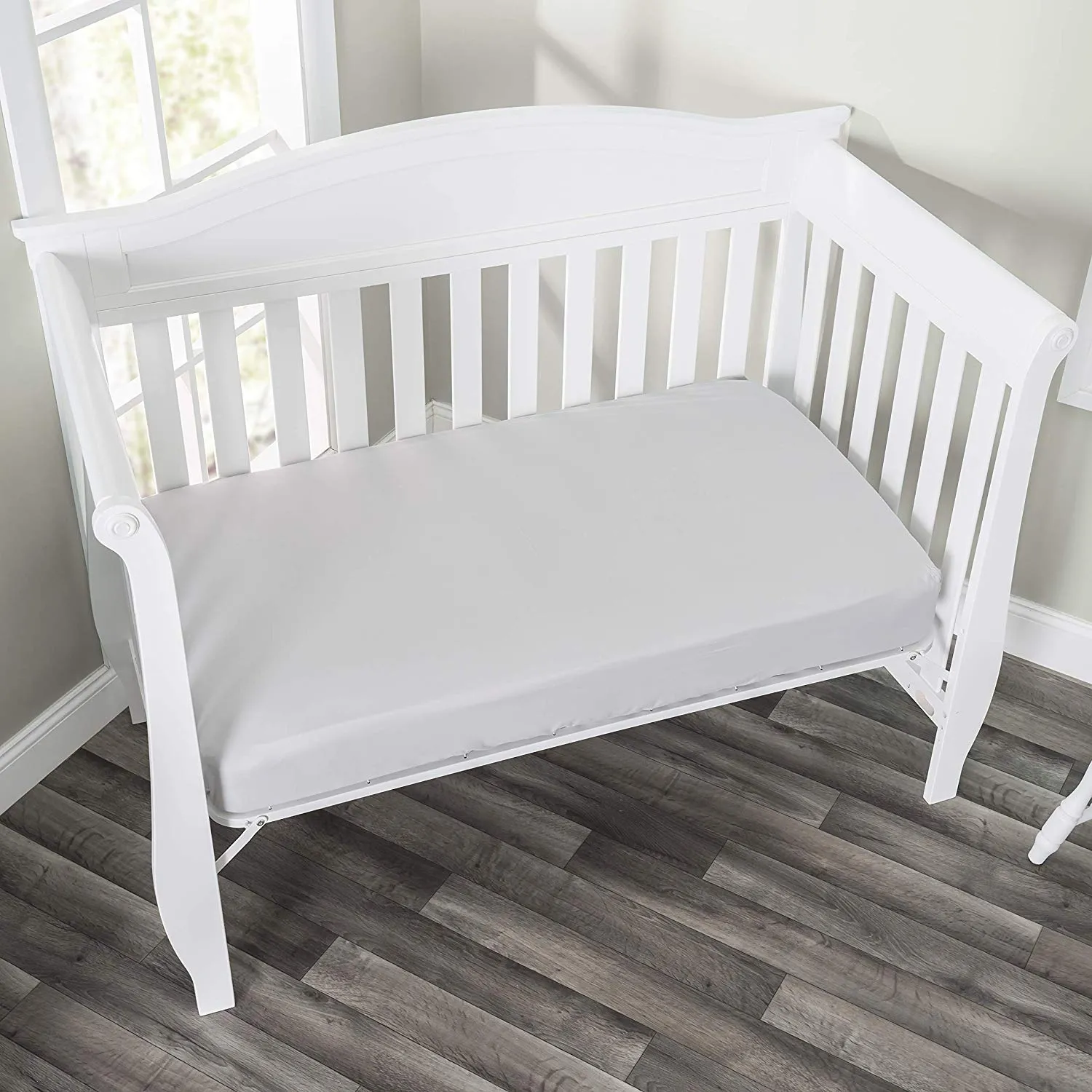 Navy/Gray 2-Pack Fitted Crib Sheets