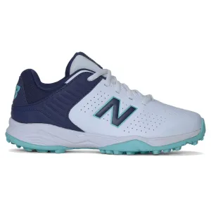 New Balance KC4020J2 Junior Rubber Spike Cricket Shoe, White