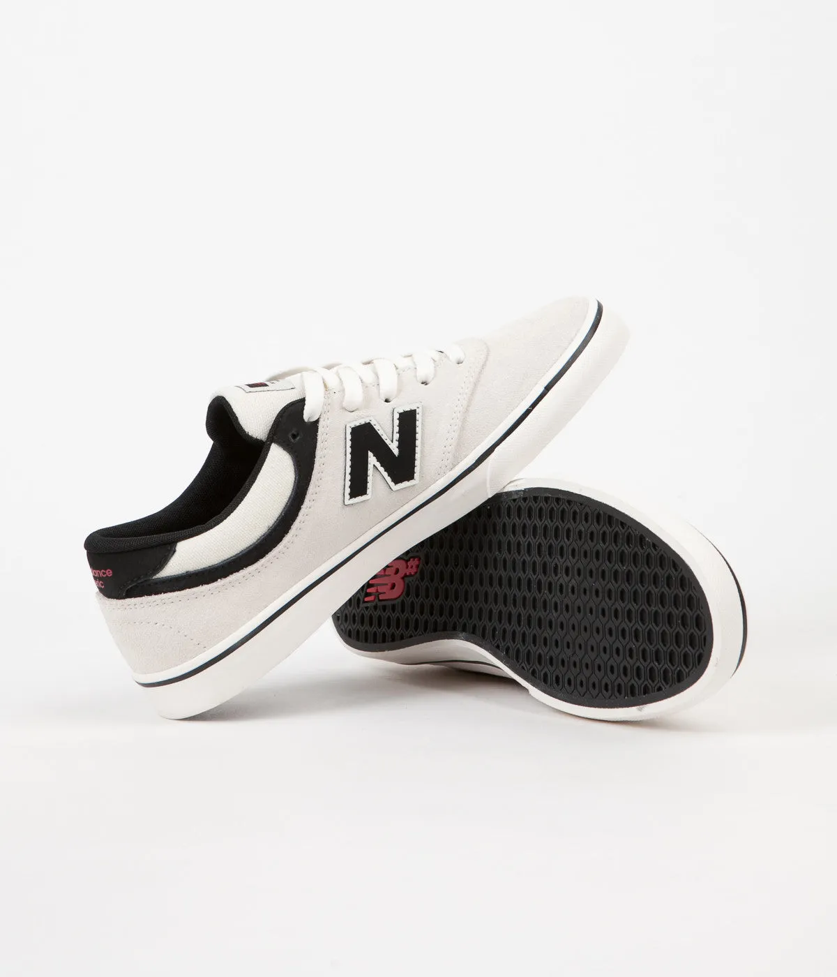 New Balance Numeric Quincy 254 Shoes - Sea Salt / Black