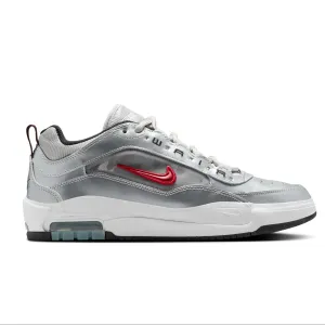 Nike SB Air Max Ishod Premium "Silver Bullet" - Metallic Silver/Varsity Red