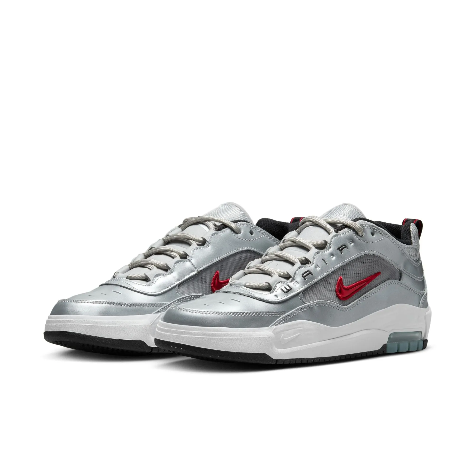 Nike SB Air Max Ishod Premium "Silver Bullet" - Metallic Silver/Varsity Red