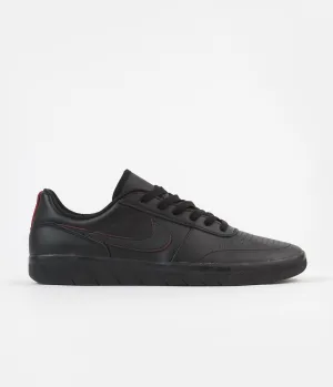 Nike SB Team Classic Premium Shoes - Black / Black - University Red - Pacific Blue