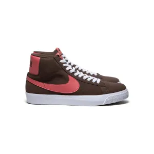 Nike SB ZOOM BLAZER MID  - BROWN/ADOBE-BAROQUE BROWN-WHITE