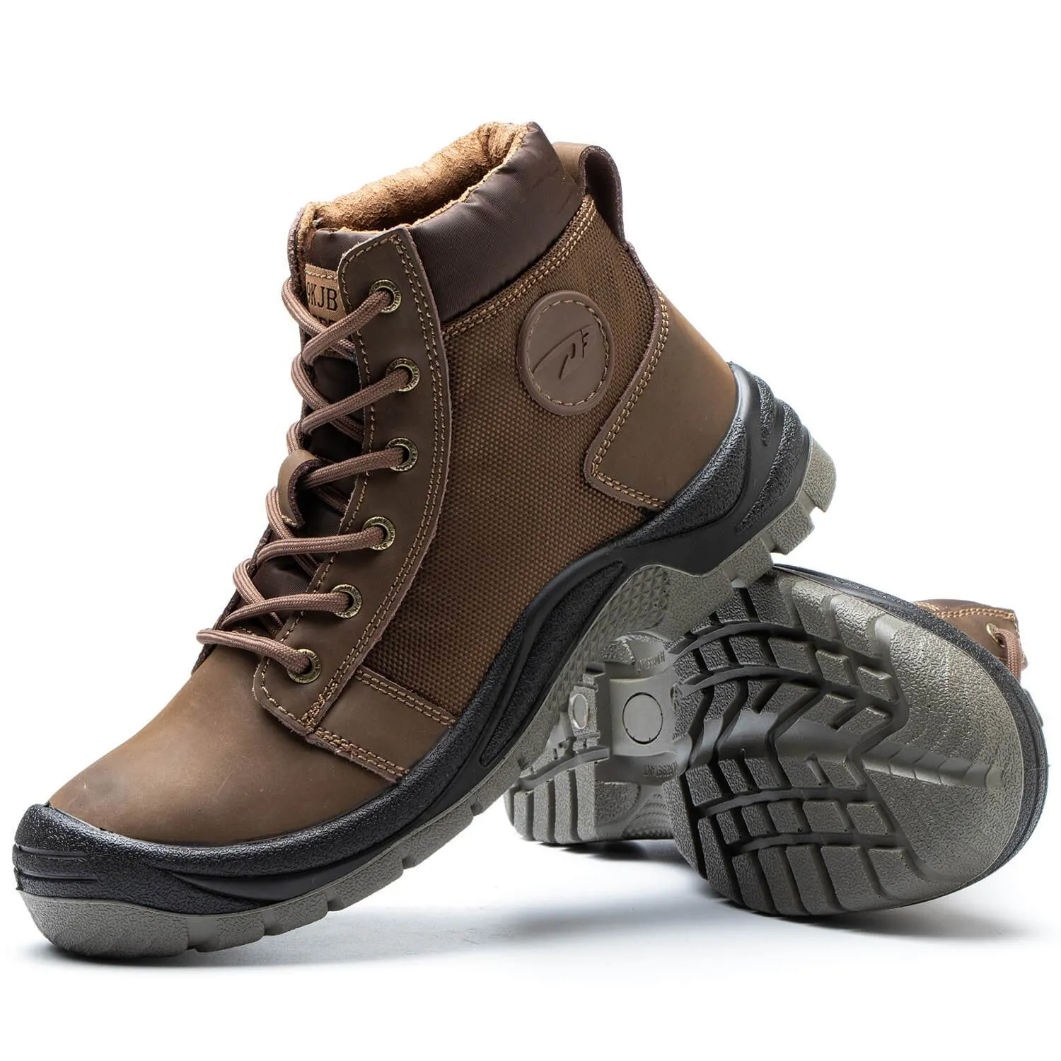 Non-Slip Puncture Resistant Waterproof Winter Steel Toe Work Boots TFWMGV
