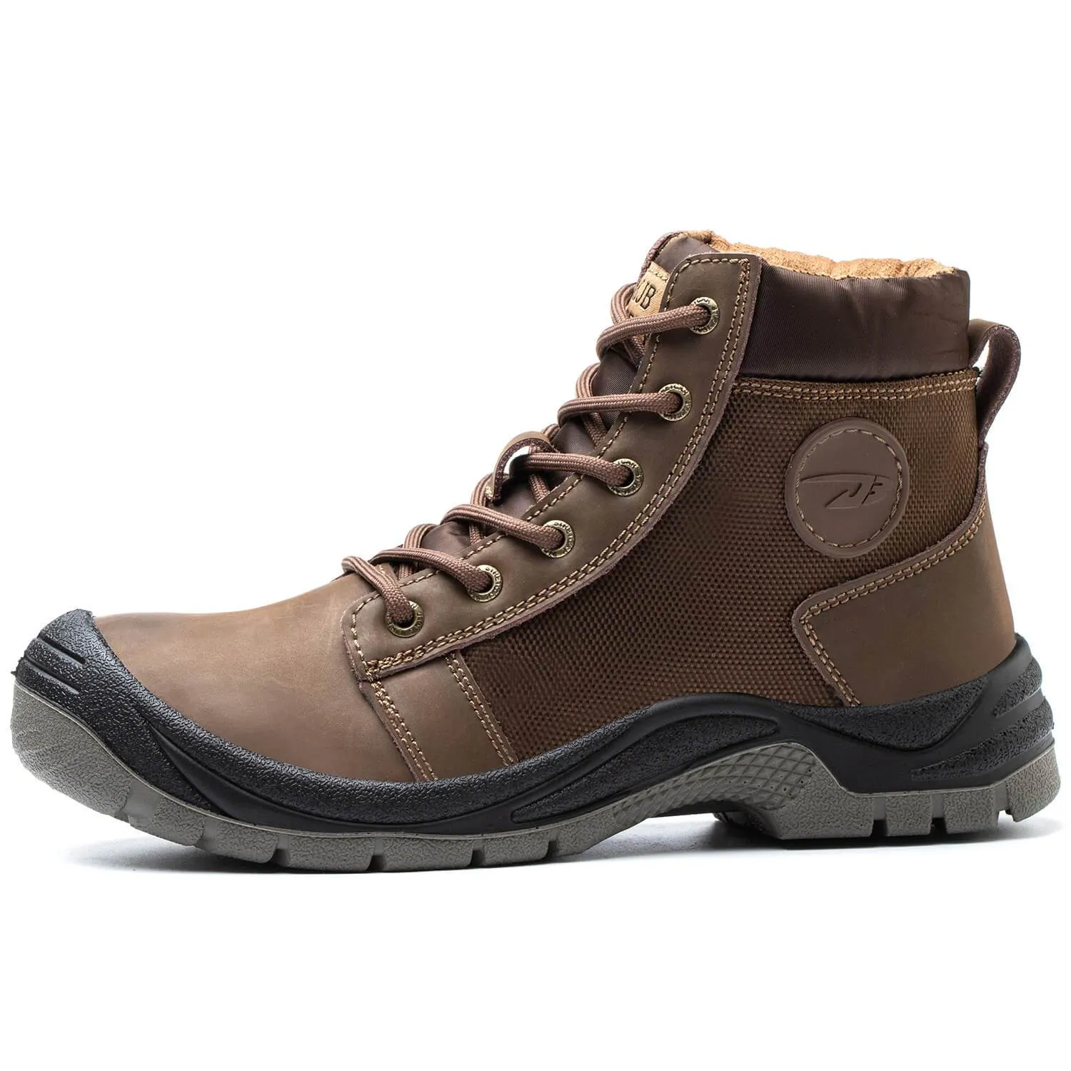 Non-Slip Puncture Resistant Waterproof Winter Steel Toe Work Boots TFWMGV