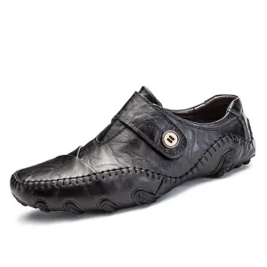 NPEZKGC Genuine Leather Men Casual Shoes Luxury Brand Mens Loafers Moccasins Breathable Driving Shoes Zapatos Hombre