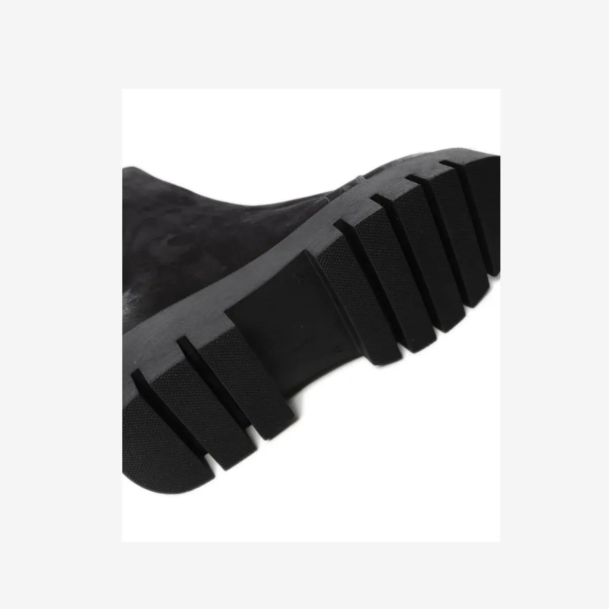 NUKI NO LACE NABUK NERO BOOTS