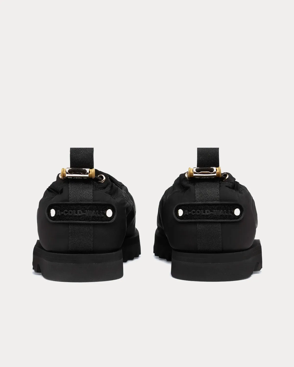 Nylon Loafers Black Slip Ons
