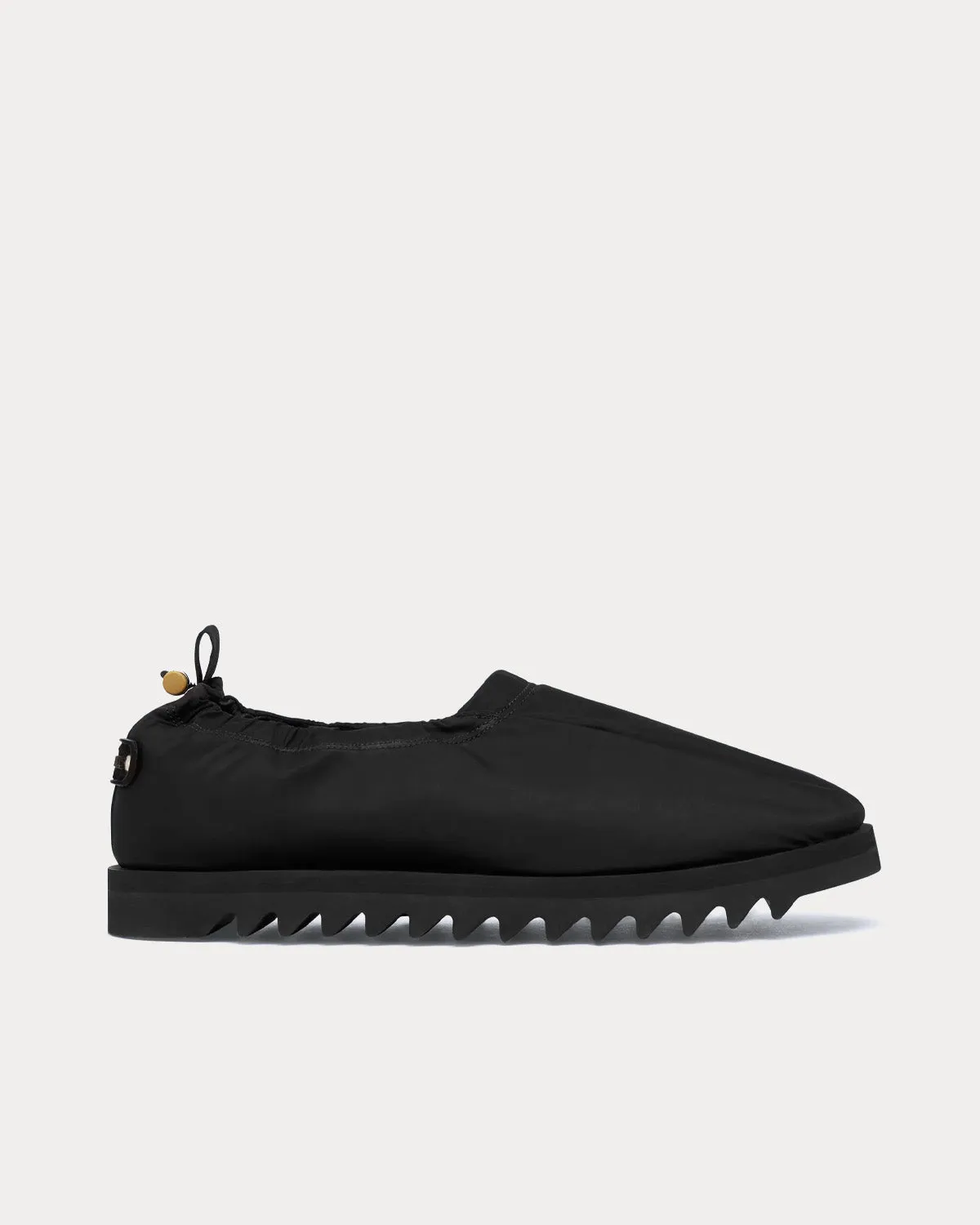Nylon Loafers Black Slip Ons
