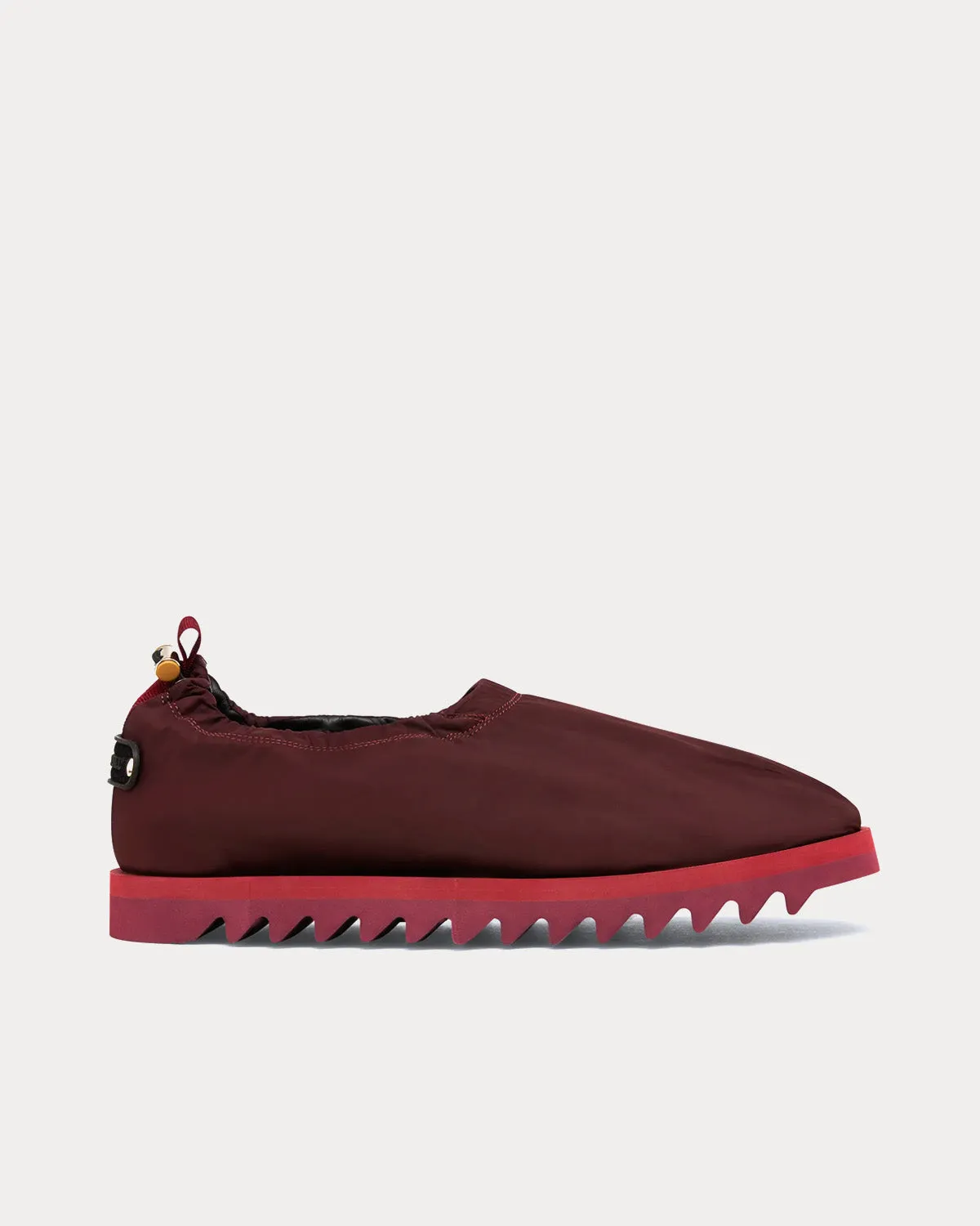 Nylon Loafers Red Slip Ons