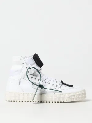 Off-White Off Court Calf Lather High-Top Sneakers