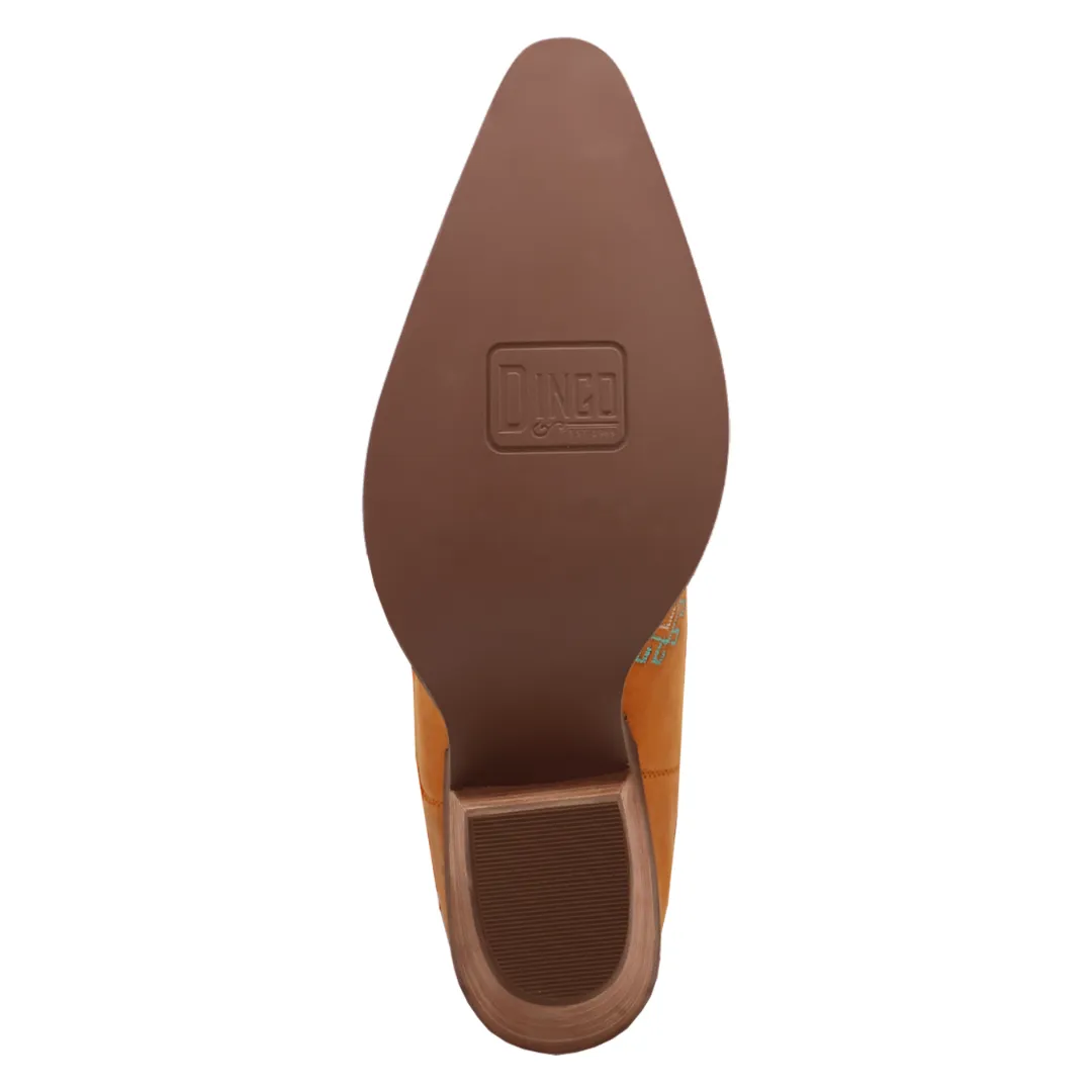 Online Exclusive | Dingo | Tequila Sunrise Suede Boots in Rust **PREORDER