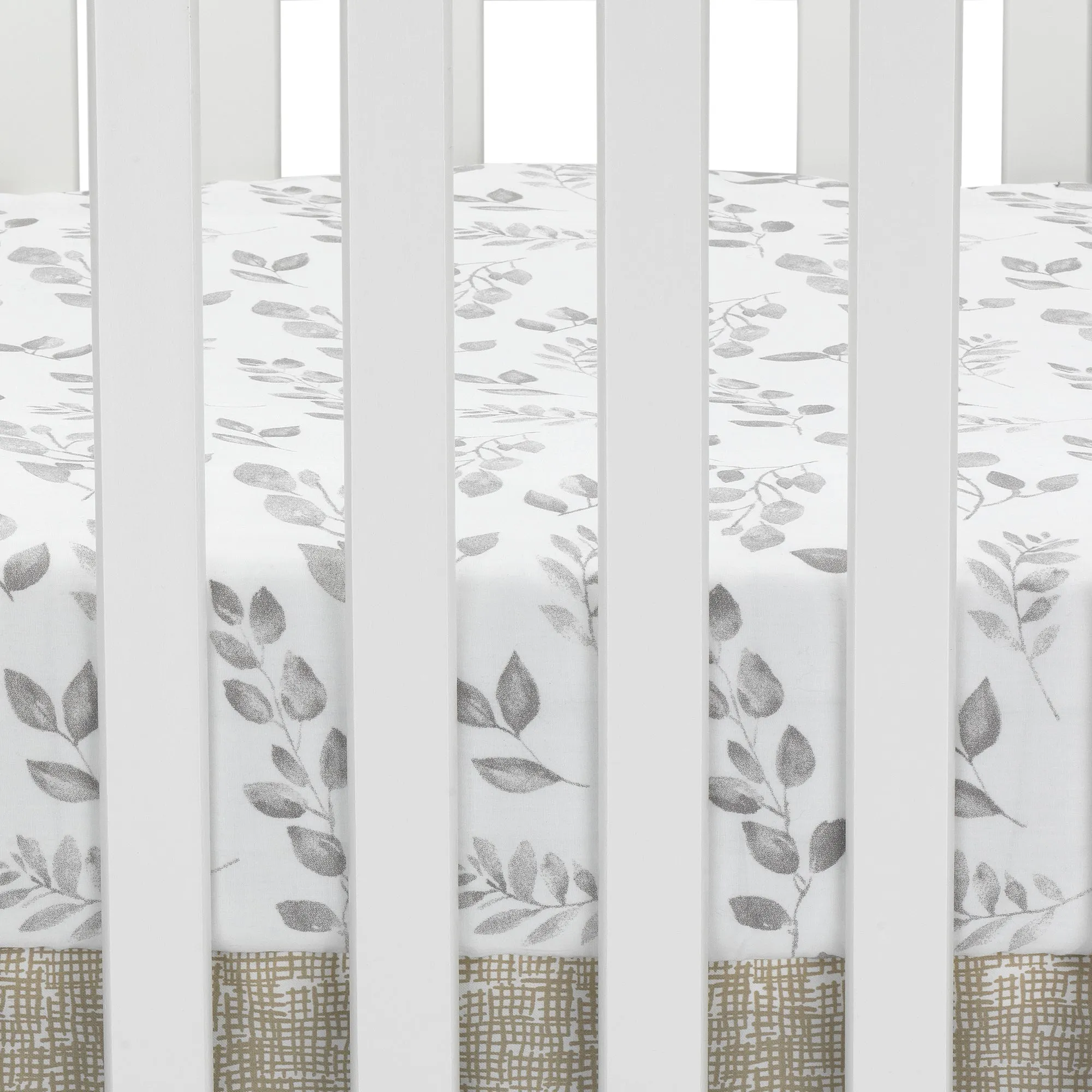 Painted Forest Cotton Fitted Crib Sheet