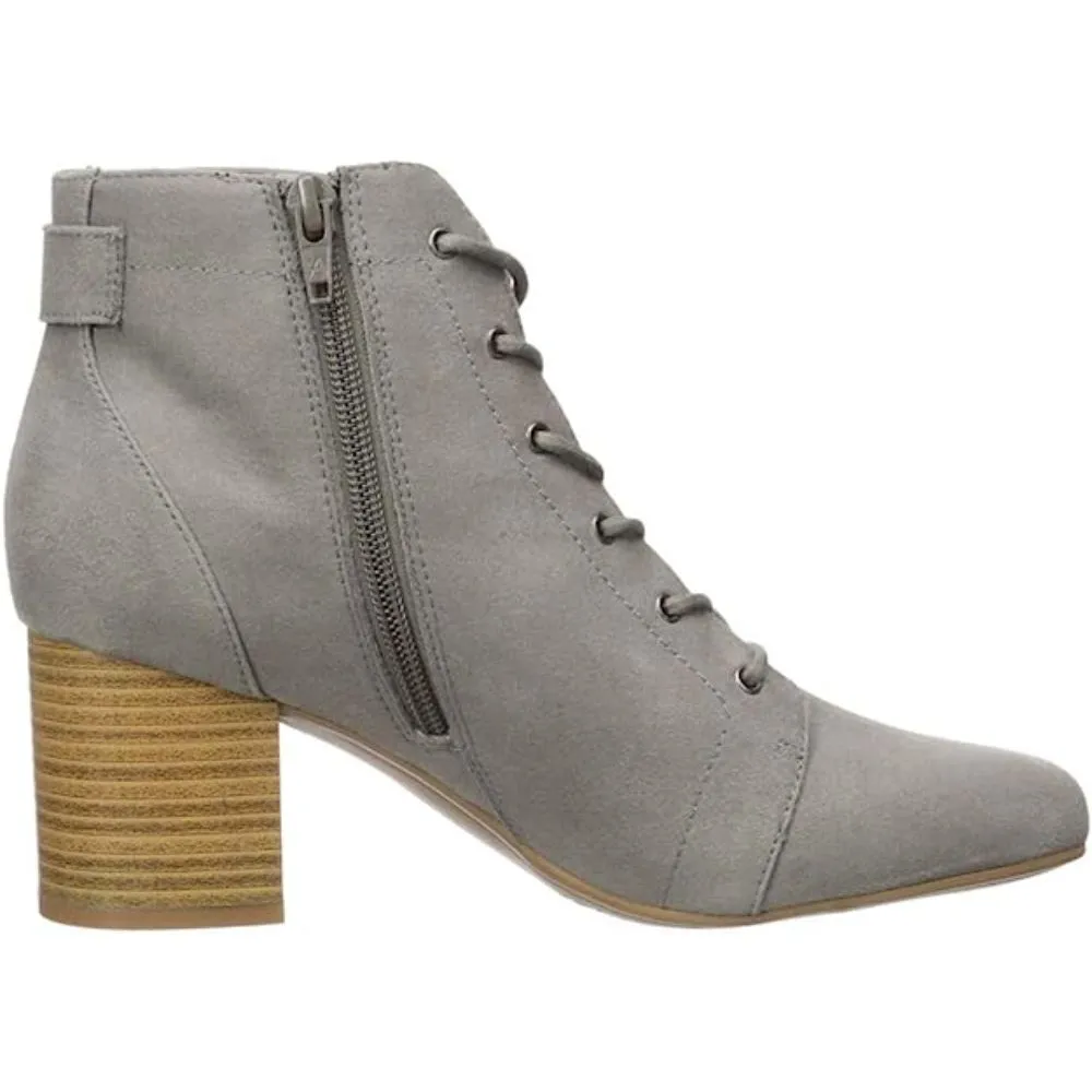 Patch-up Gray Fabric Aerosoles Ankle Boots