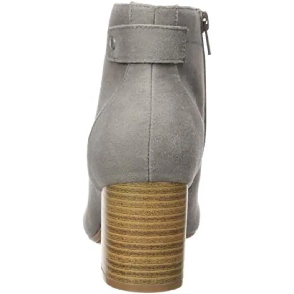 Patch-up Gray Fabric Aerosoles Ankle Boots