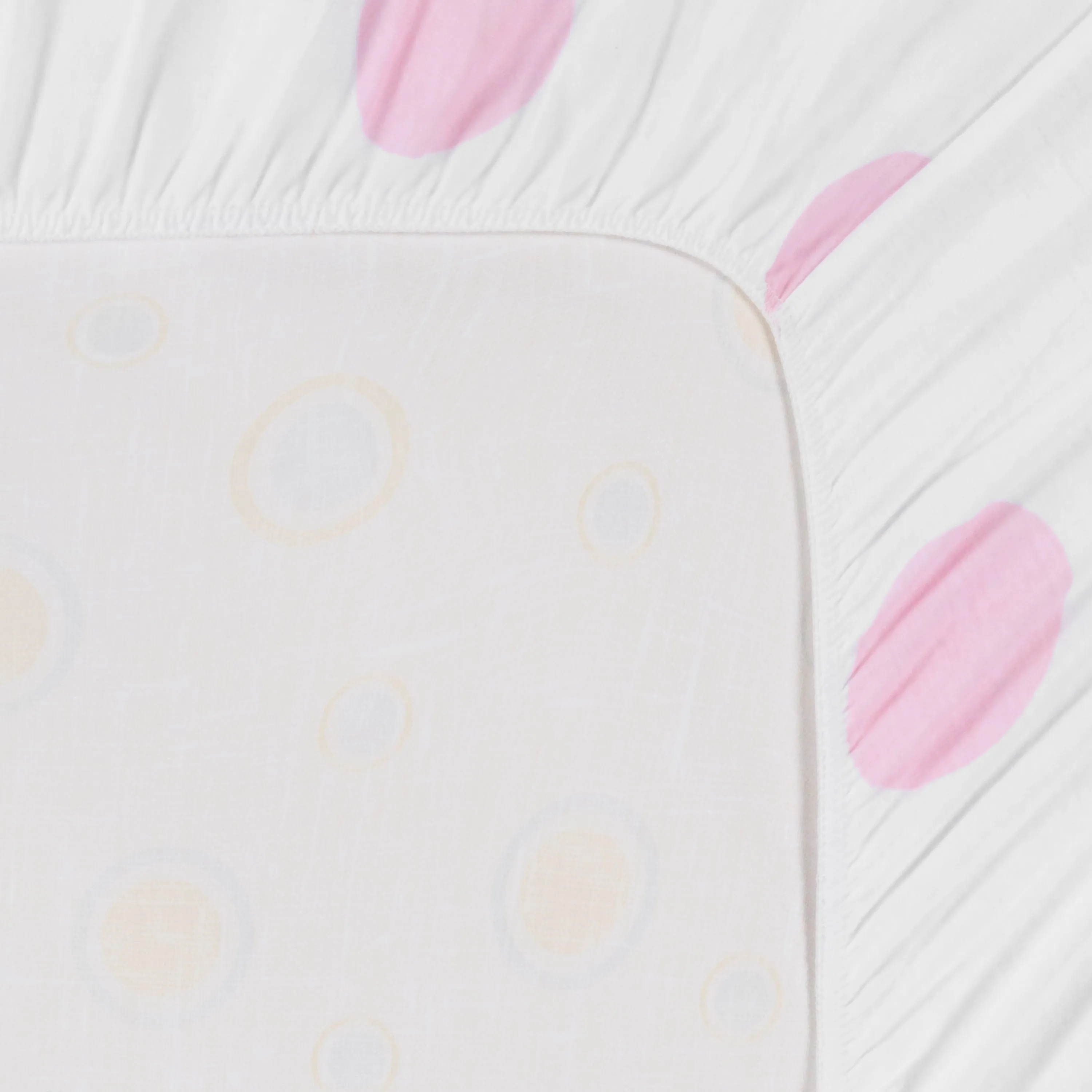 Pink/White Hearts and Dots 2 Pack Crib Sheet Set