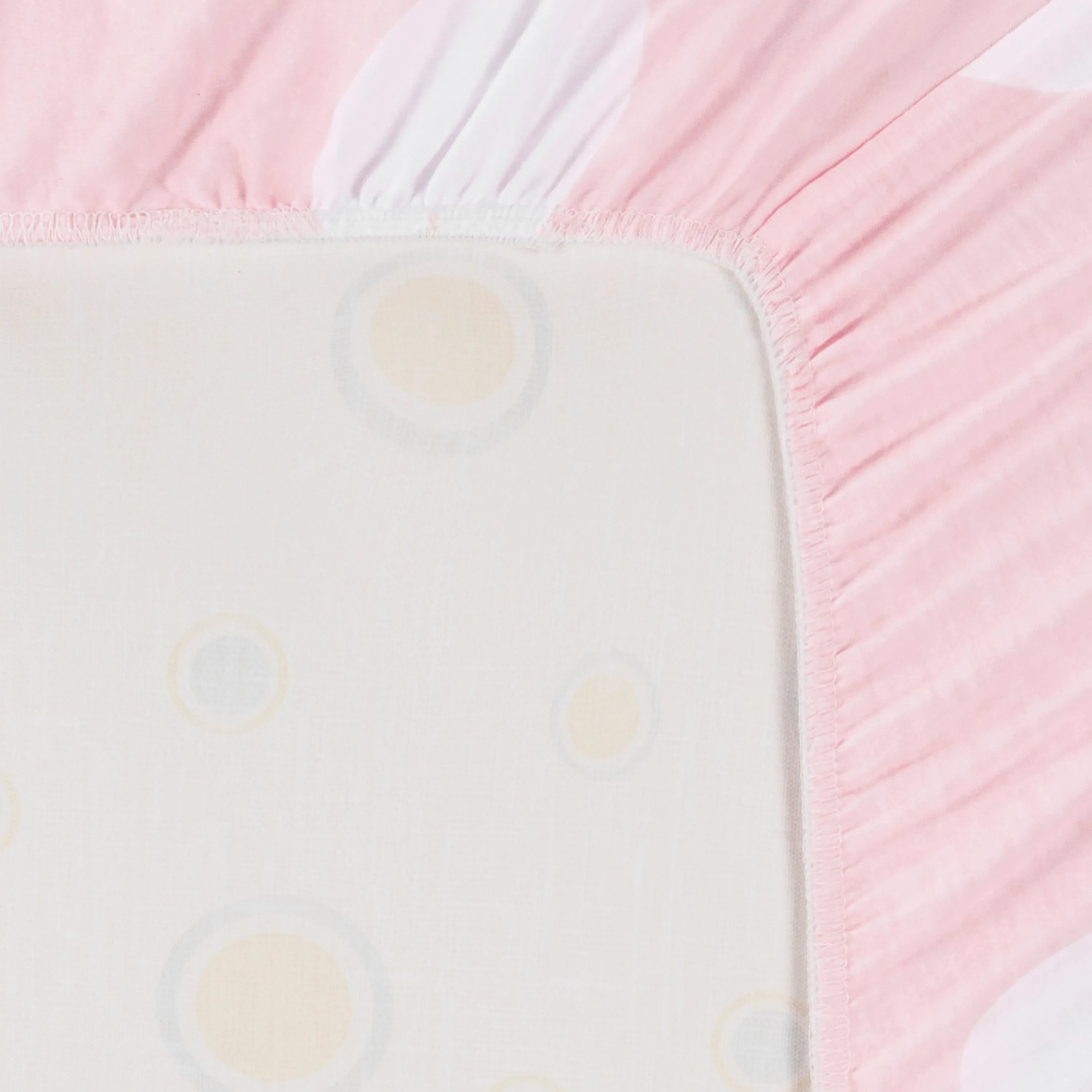Pink/White Hearts and Dots 2 Pack Crib Sheet Set