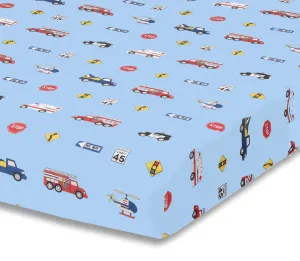 Police, Fire and Rescue Fitted Crib Sheet
