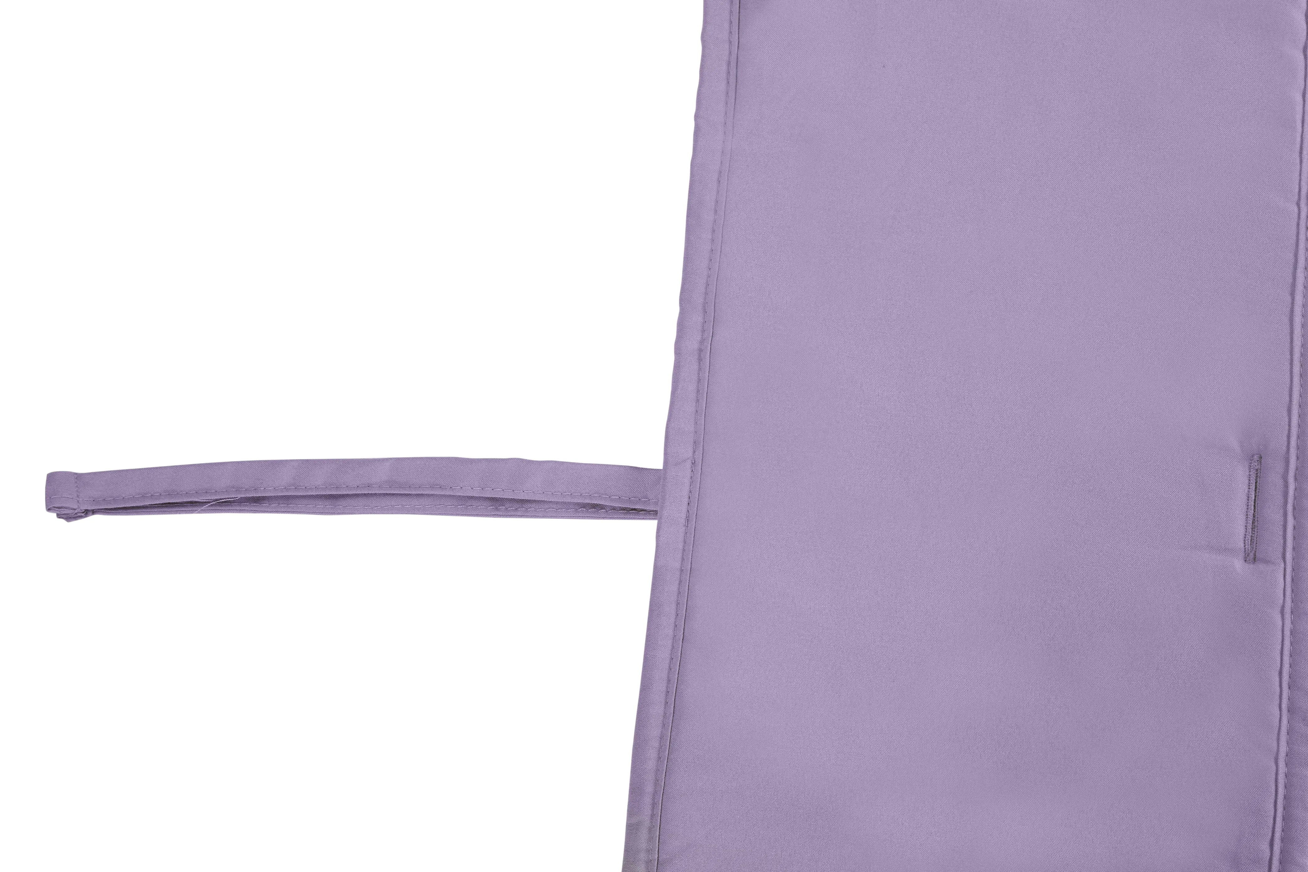 Purple 3-Piece Padded Baby Crib Rail Cover Set