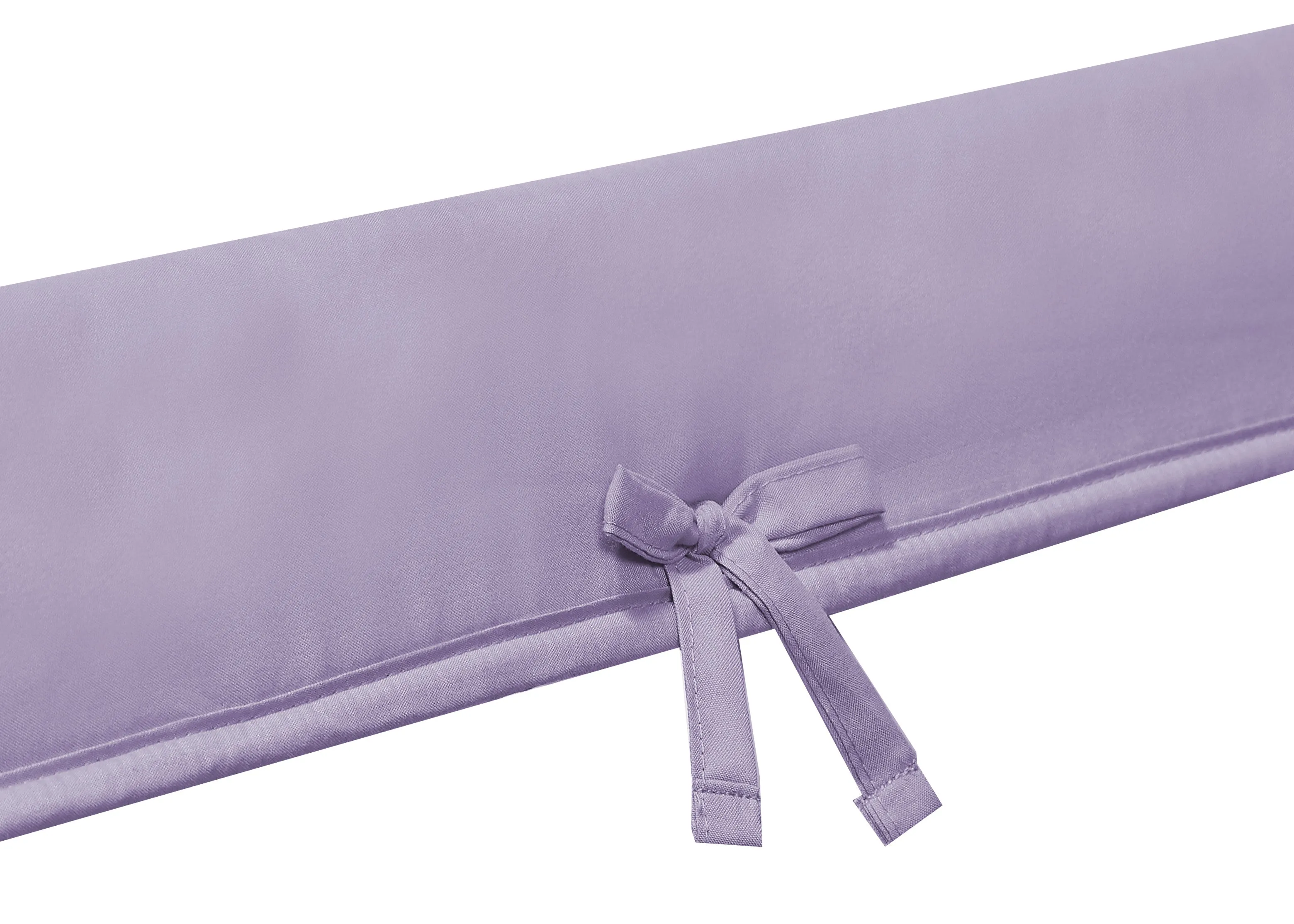 Purple 3-Piece Padded Baby Crib Rail Cover Set