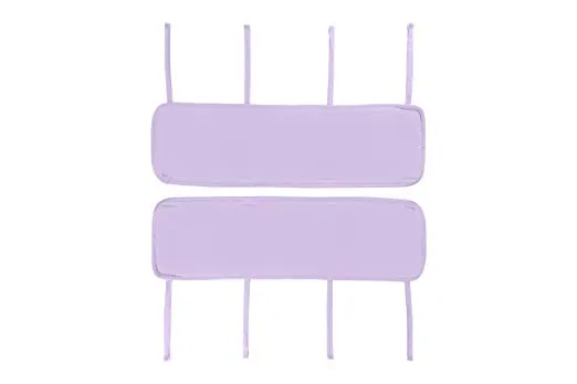 Purple Crib Rail Guard - 2 Piece