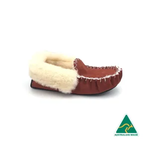 Red & White Moccasins