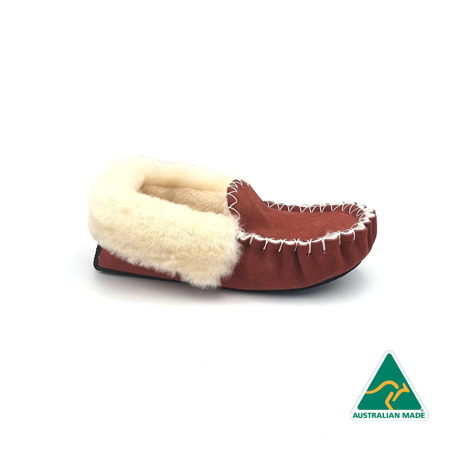 Red & White Moccasins