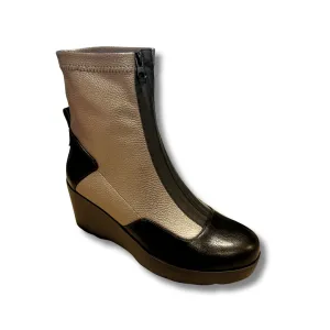Redz Womens Wedge Boot F1736 Pewter