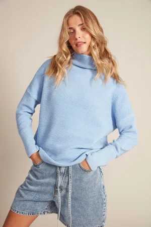 SALE 15% OFF Nancy Ottoman Blue Falls Sweater | RD Style