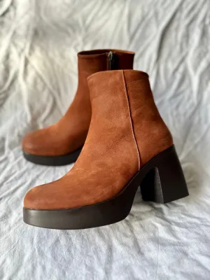 Sempre Di - Platform Tan Suede