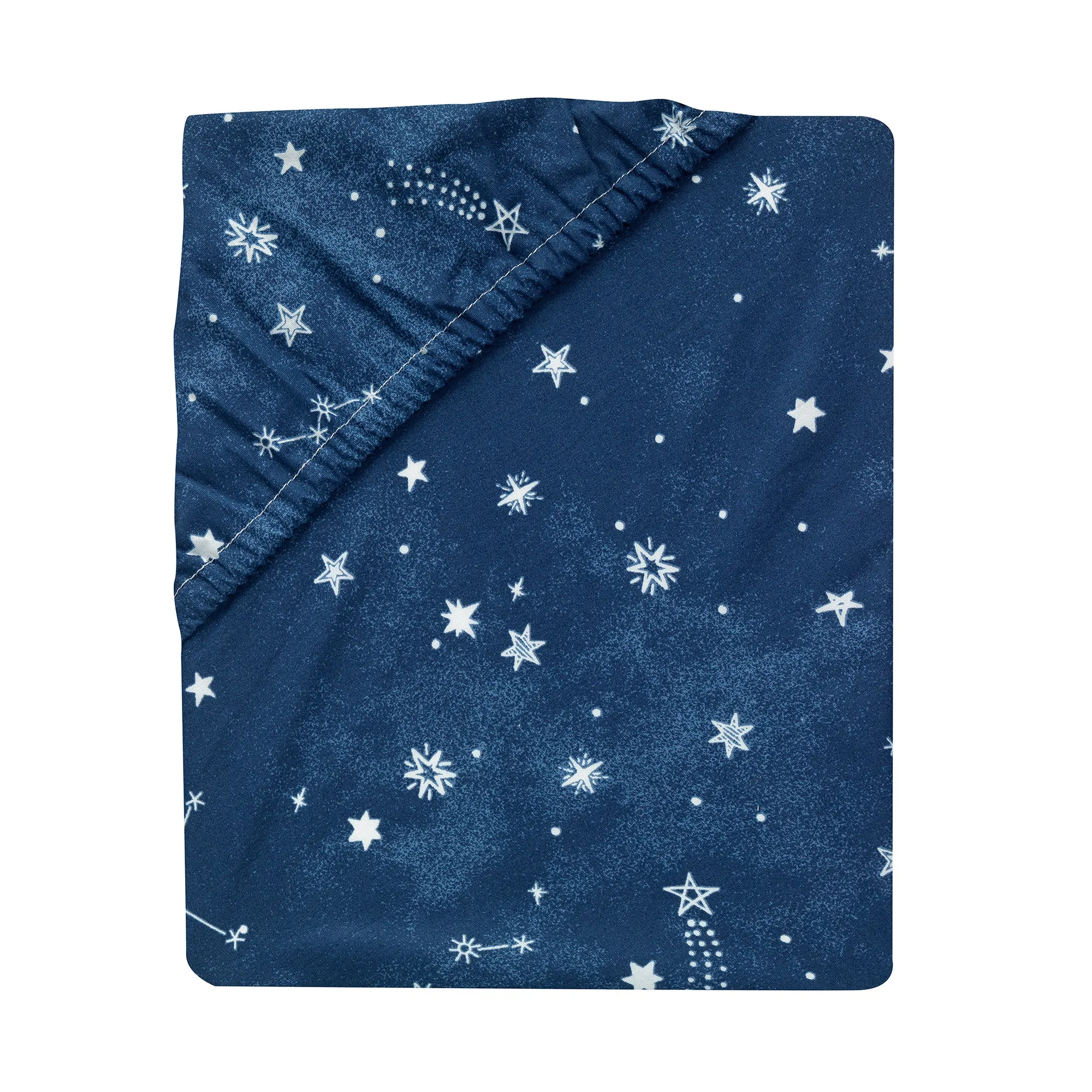 Sky Rocket Cotton Fitted Crib Sheet