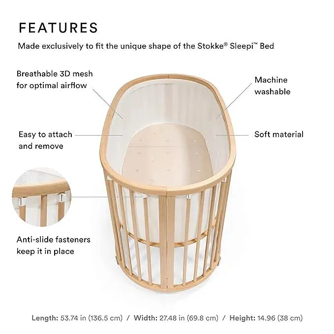 Sleepi™  Bed Mesh Liner V3 - White