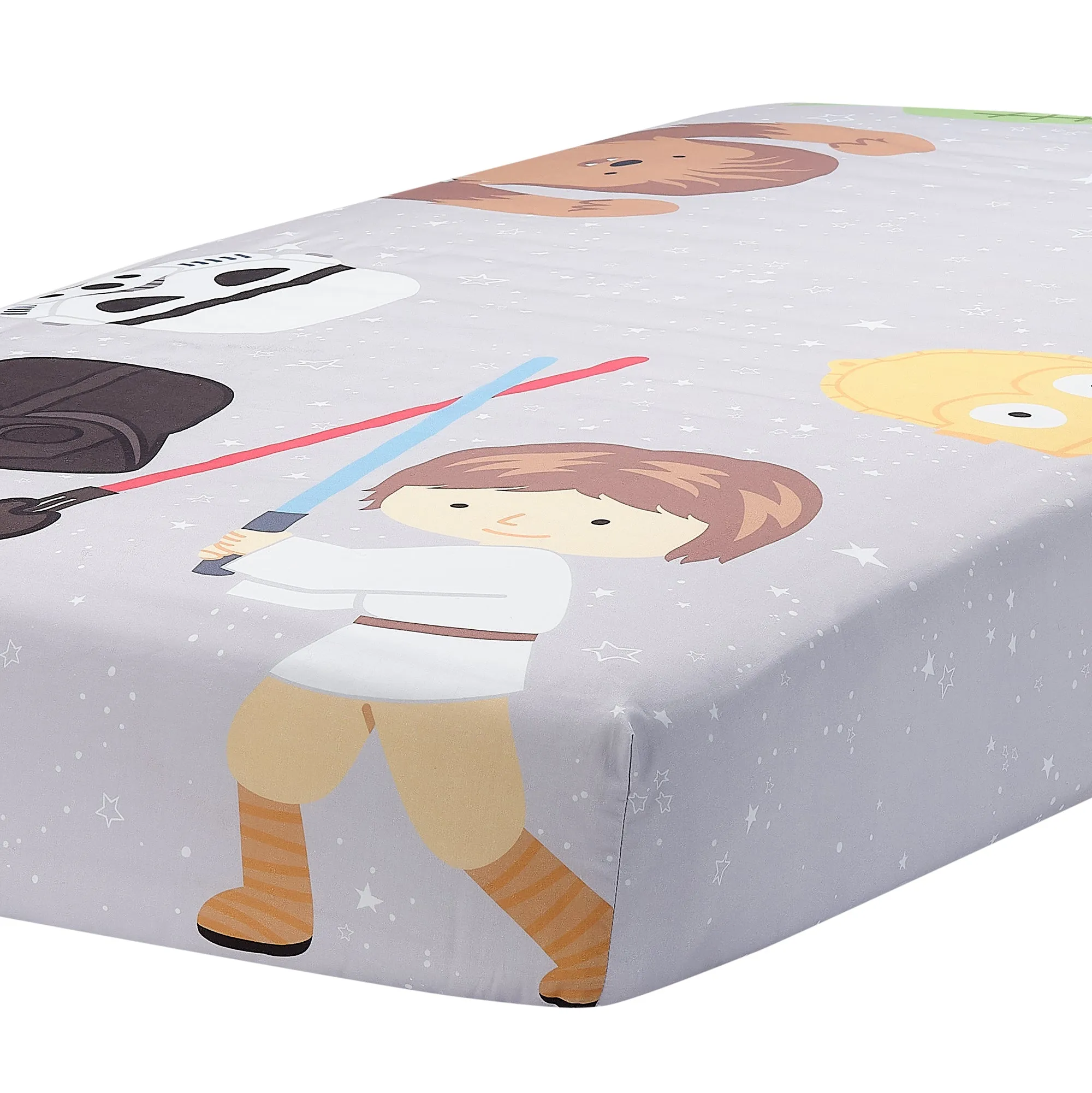Star Wars Galaxy Fitted Crib Sheet