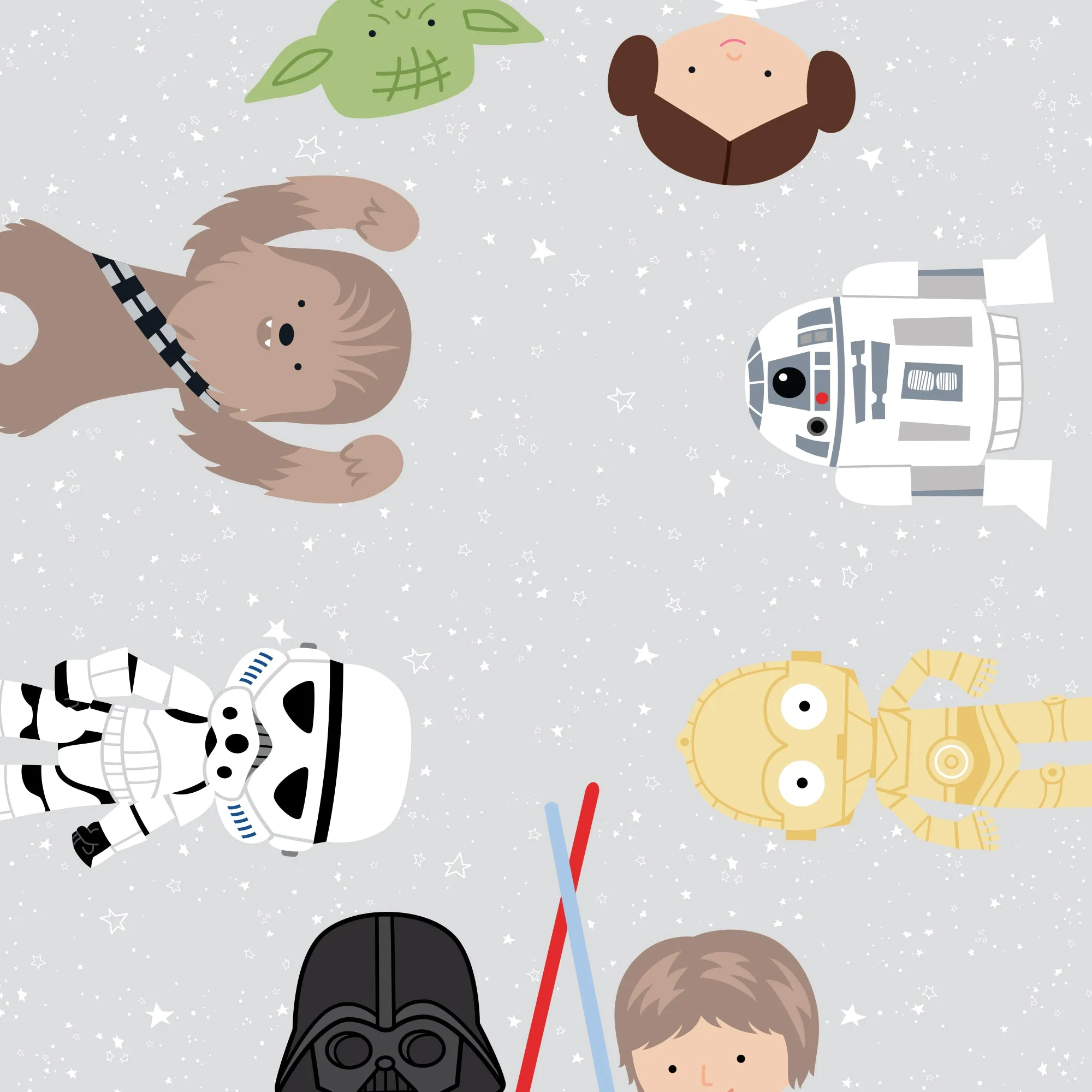 Star Wars Galaxy Fitted Crib Sheet