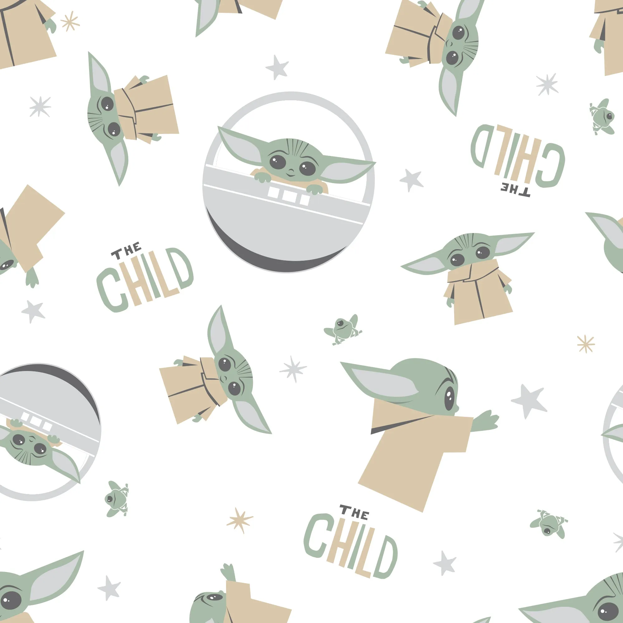 Star Wars The Child Fitted Crib Sheet
