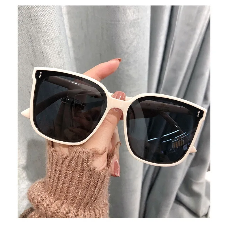Sunglasses sun Shades Women Protection UV Protection High Profile Figure to Make Big Face Thin Looked unisex