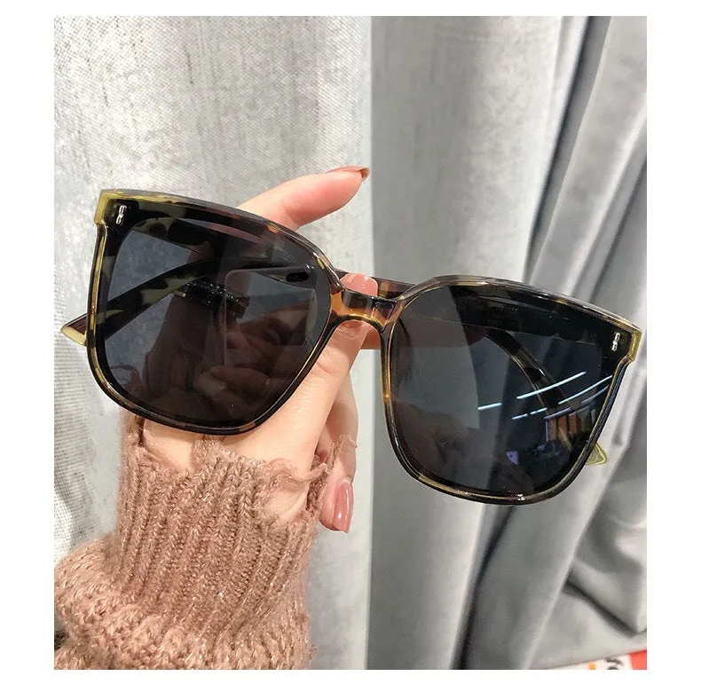Sunglasses sun Shades Women Protection UV Protection High Profile Figure to Make Big Face Thin Looked unisex