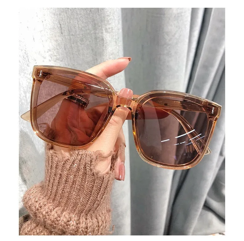 Sunglasses sun Shades Women Protection UV Protection High Profile Figure to Make Big Face Thin Looked unisex