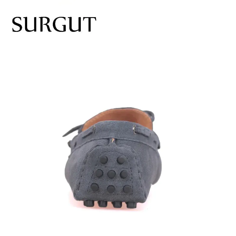 SURGUT Leather Breathable Driving Loafers