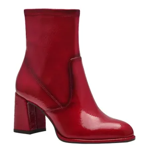 Tamaris Womens Ankle Boot 25357 Red Patent