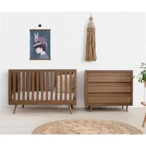 Ubabub Nifty Timber Bundle (3-in-1 Crib & 3-Drawer Dresser)